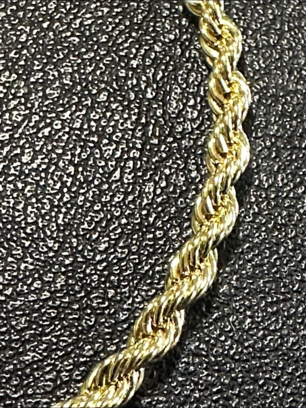 Gold Plate Twisted Rope Bracelet